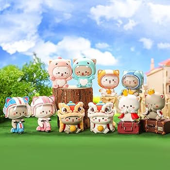 Amazon.com: BEEMAI Mitao Cat with Love Series 1PC Random Designed